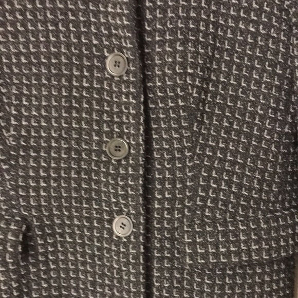 MARGON Women’s Blazer Gray Wool Blend Made in Italy Lined Button Front Size L - Picture 4 of 13